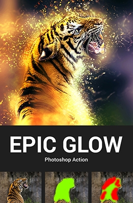Effet Photoshop Epic Glow